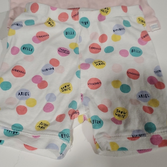 Baby Gap 2 Piece Pajama Set Disney Princess 4T - Picture 4 of 8